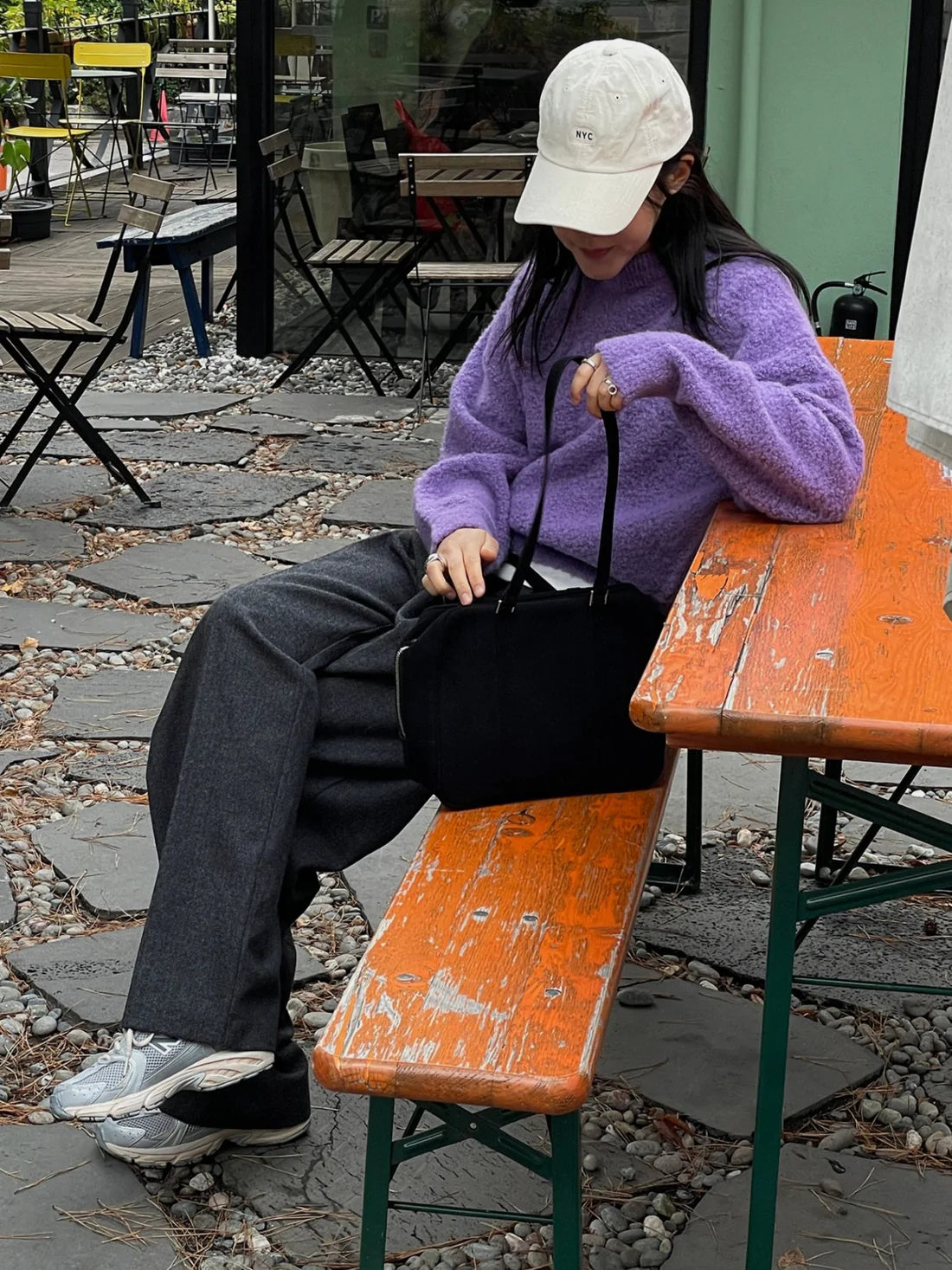 Fleece Round Neck Sweater