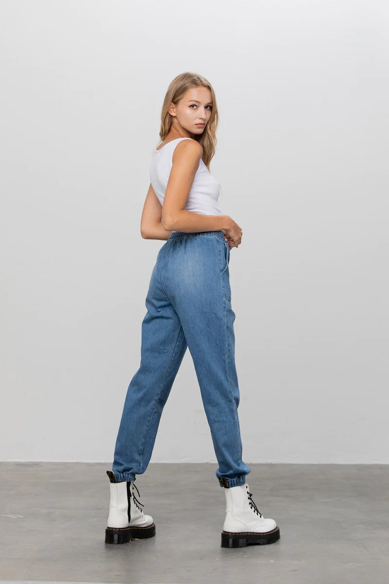 Home Alone Denim Jogger Pants