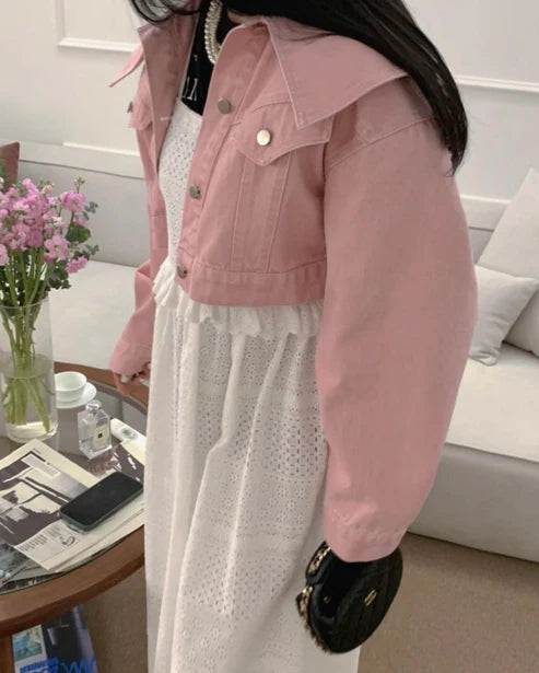 Cropped Denim Jacket