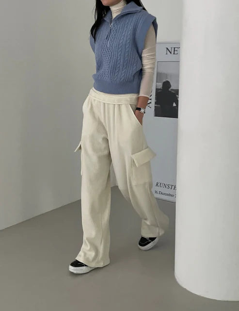 Ribbed Pocket Lounge Pants