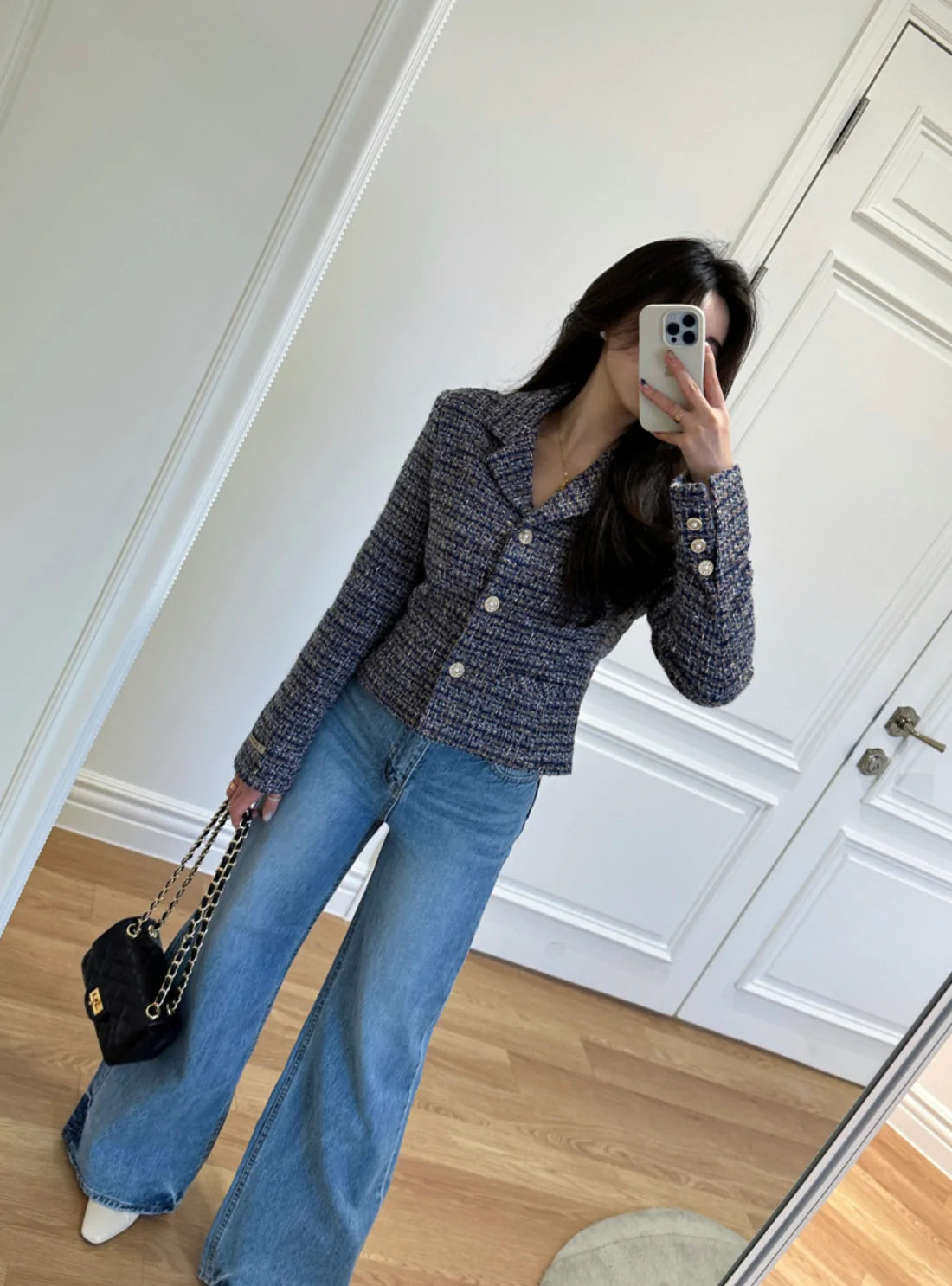 Cropped Tweed Jacket