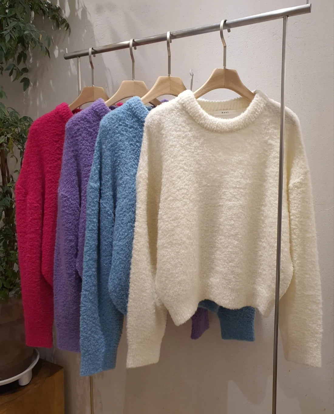 Fleece Round Neck Sweater