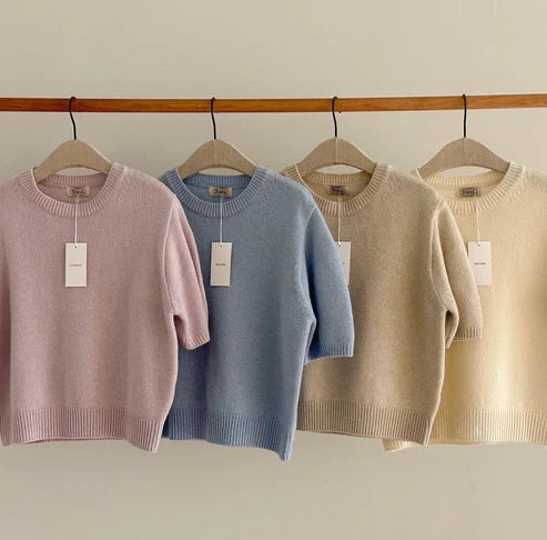 Milk Cropped Sweater