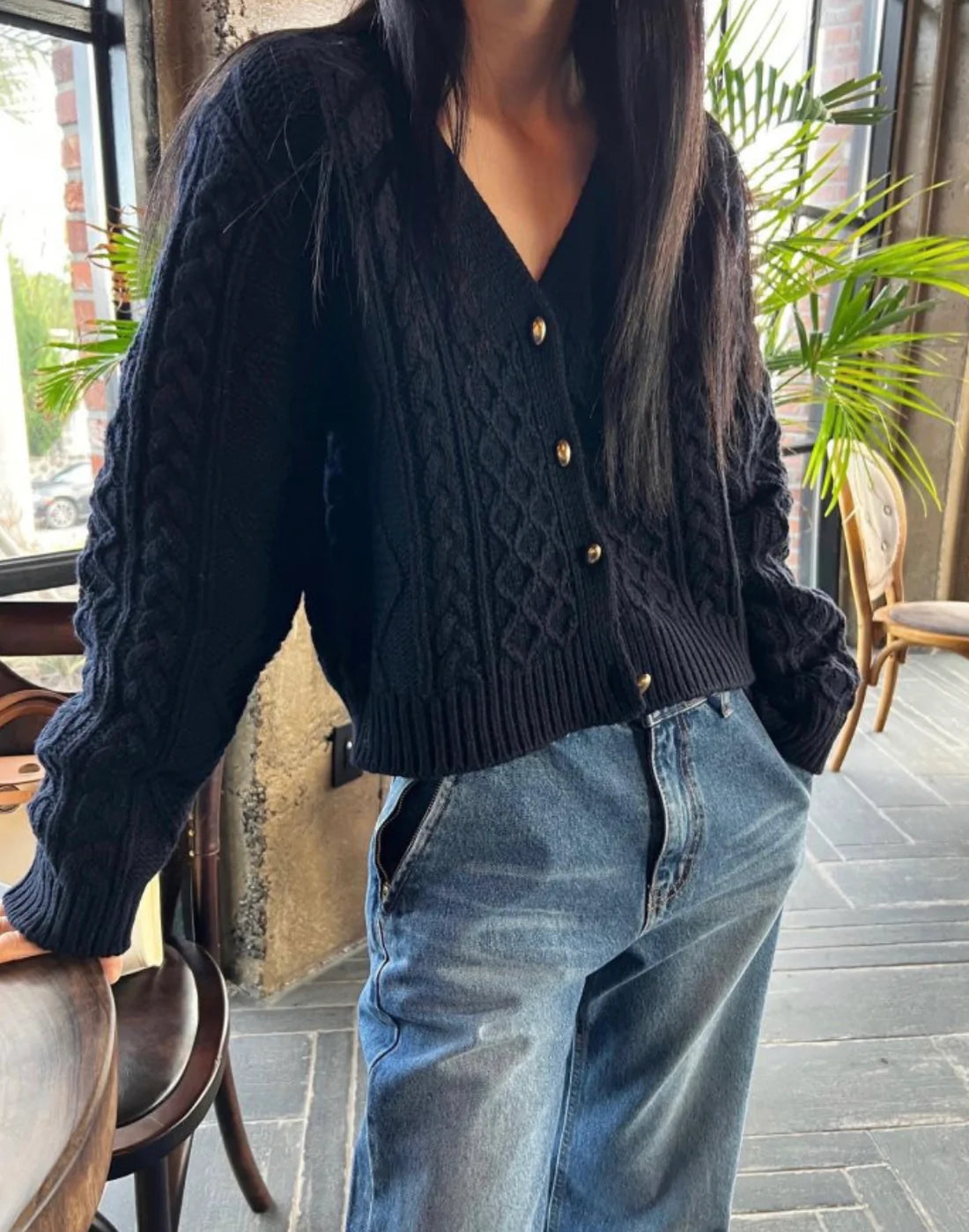 French Knit Cardigan