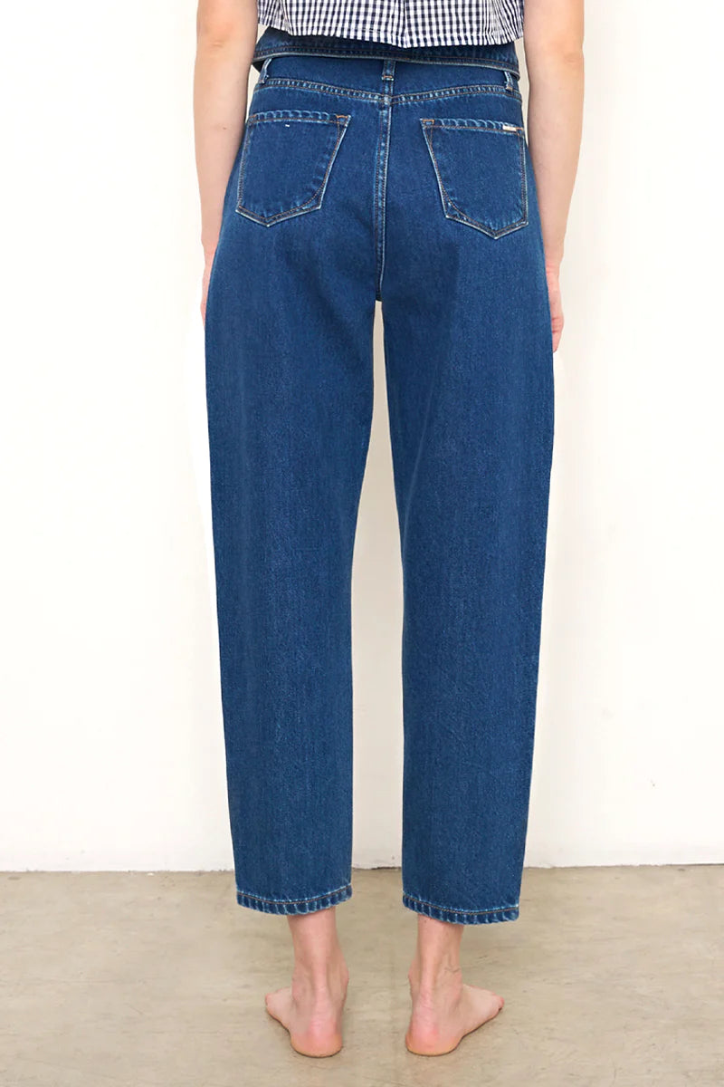 Insane High Rise Flap Waisted Relaxed Jeans