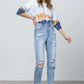 Love Dept Distressed Girlfriend Jeans