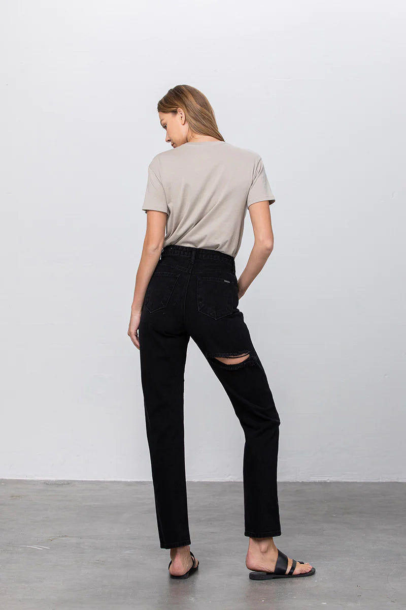 Jadon Ripped Mom Jeans