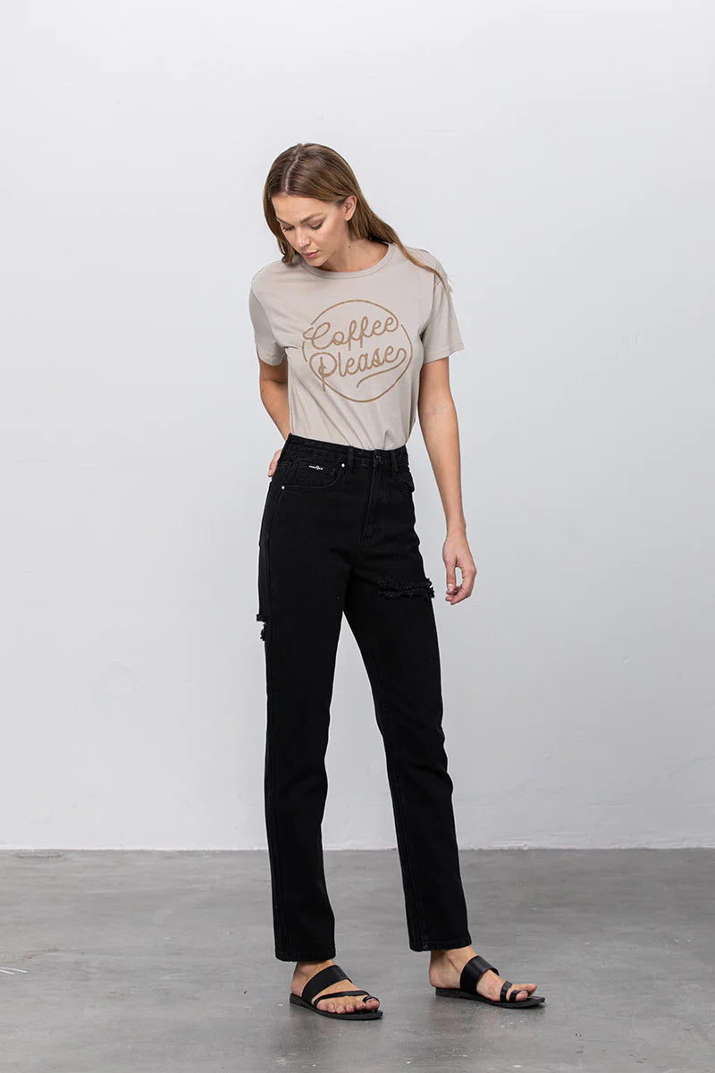 Jadon Ripped Mom Jeans