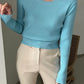 Leah Long Sleeve Knit Top
