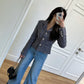Cropped Tweed Jacket