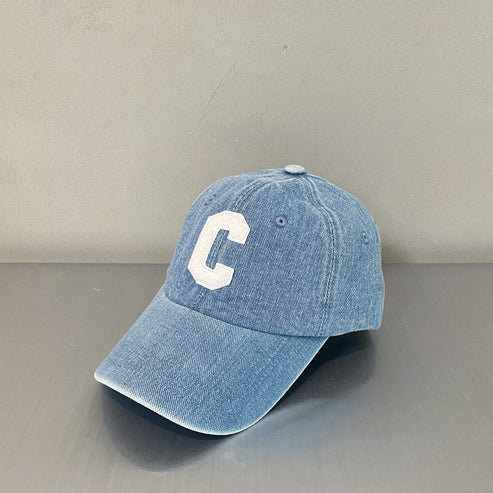 Denim 'C' Patch Baseball Cap
