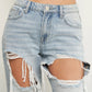 Girl's Dream High Rise Ripped Baggy Jeans
