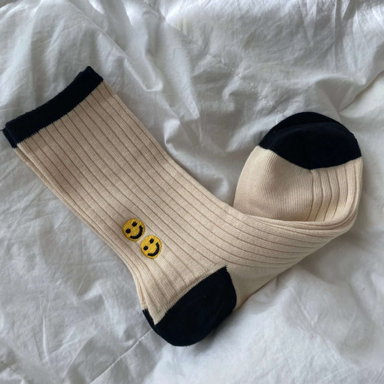 Smile Embroidered Socks (Set of 7 Pairs)