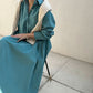 Corduroy Shirt Maxi Dress