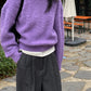 Fleece Round Neck Sweater