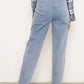 Loose Seamed Tapered Jeans