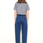 Insane High Rise Flap Waisted Relaxed Jeans