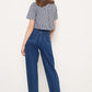 Insane High Rise Flap Waisted Relaxed Jeans
