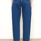 Insane High Rise Flap Waisted Relaxed Jeans